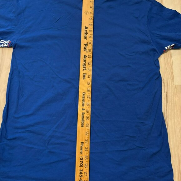 Chicago Cubs 2016 World Series Champions T-Shirt XL Hands High Blue Mens Tee - Picture 6 of 6